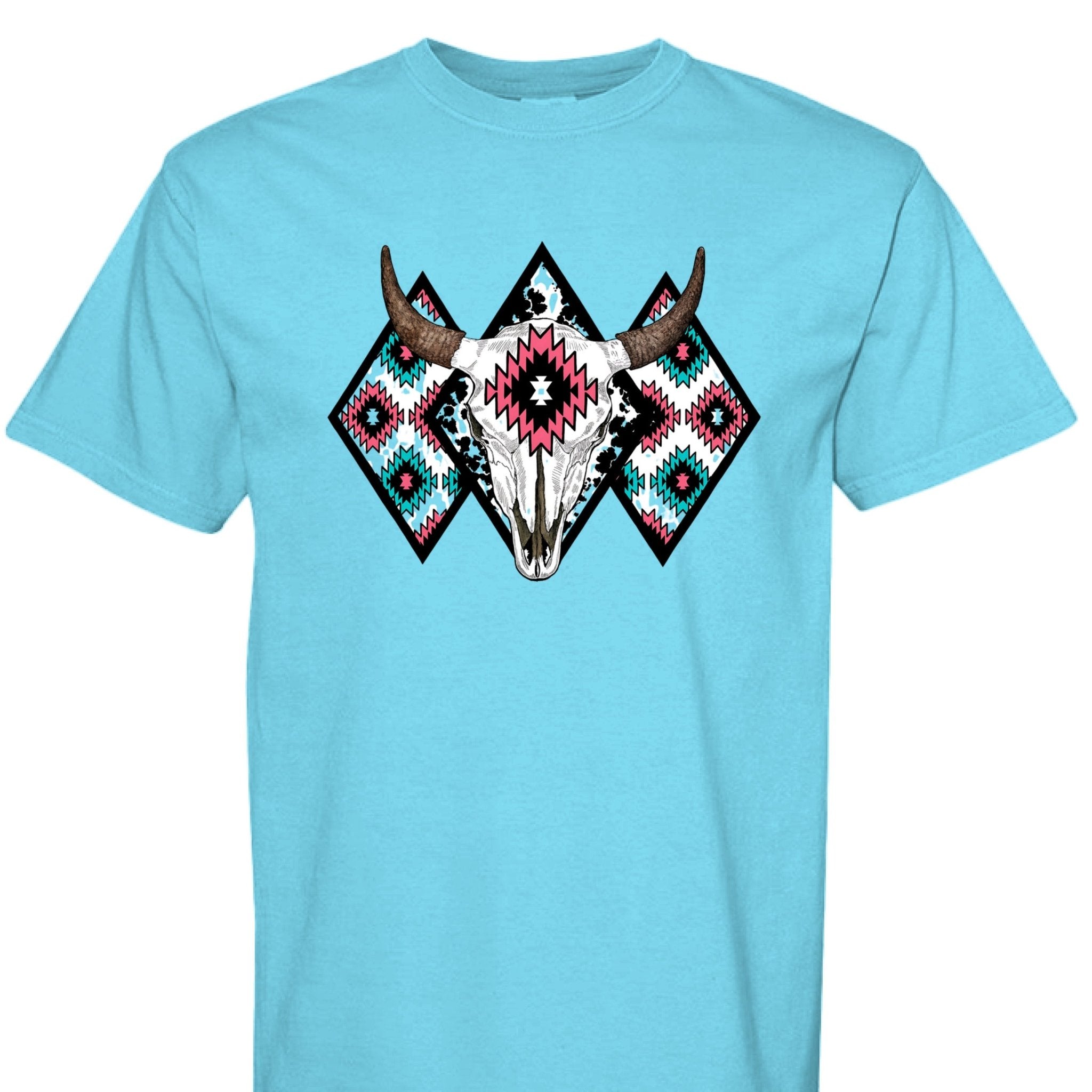 Aztec skull - The Caffeine Cowboy