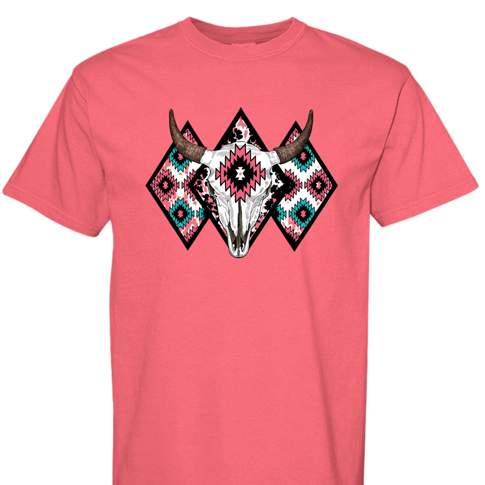 Aztec skull - The Caffeine Cowboy