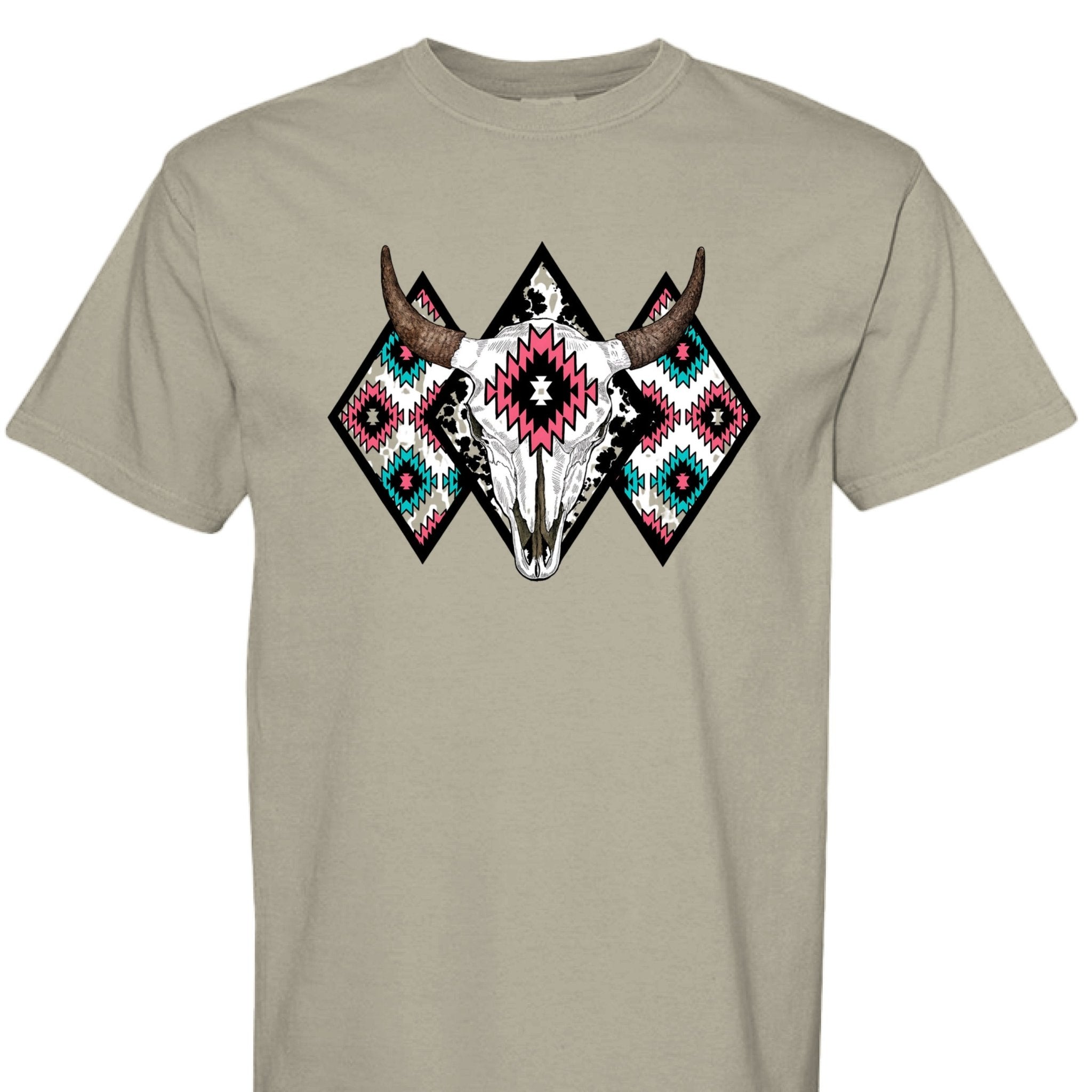 Aztec skull - The Caffeine Cowboy
